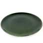 Preview: großer flacher teller  mit durchmesser von 24 cm in grün
