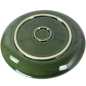Preview: großer flacher teller  mit durchmesser von 24 cm in grün