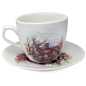 Preview: Tasse 0,2 l + Untertasse - Type Tytan - Wildmotiv