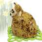 Preview: Keramik Figur Schaf mit Blume