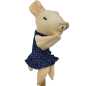 Preview: Schweinchen Mädchen im Kleid