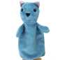 Preview: Handpuppe hellblaue Katze