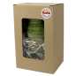 Preview: Geschenk - Set mit Trinktasse 0,22 l mit Stövchen - Rustic Grün