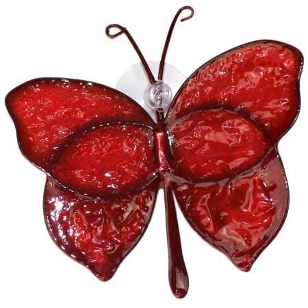 Schmetterling in Rot