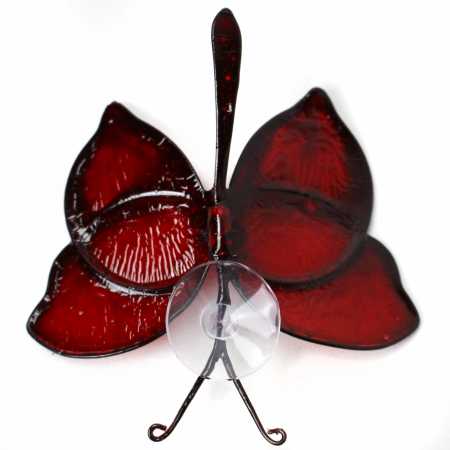 Schmetterling in Rot