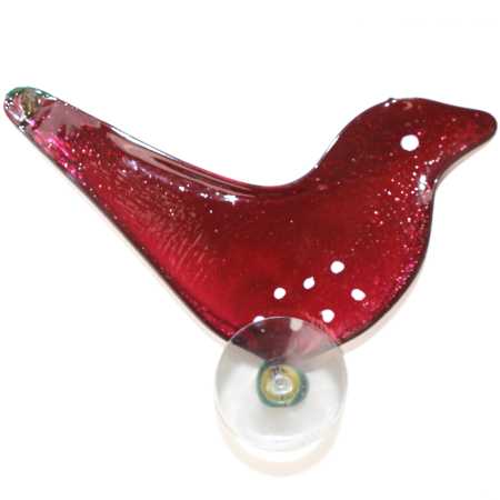 Vogel in rot