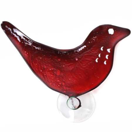 Vogel in rot