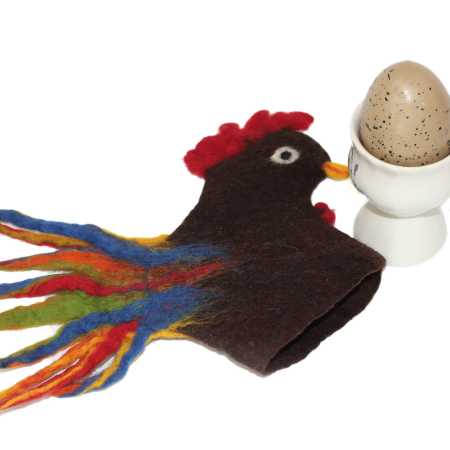 Eierwärmer - Hahn aus Filz