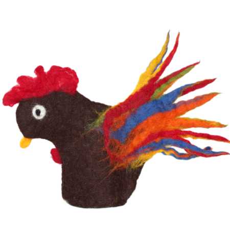 Eierwärmer - Hahn aus Filz