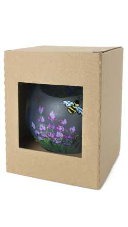 teelichtkugel verpackt als geschenk