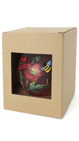 teelichtkugel verpackt als geschenk