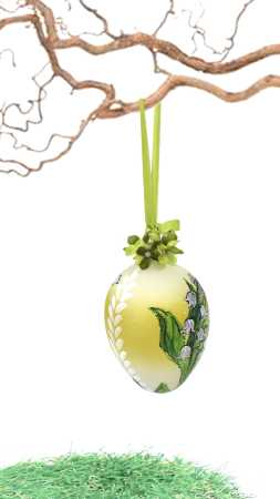osterei aus glas