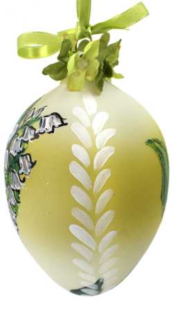 osterei aus glas