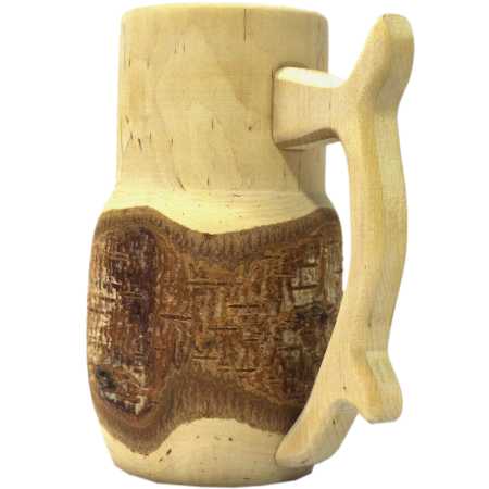 Vase aus Birkenholz 0,8 l