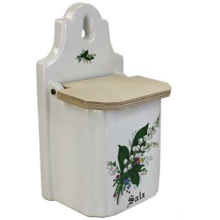 Vorratsdose 1 l für Salz - Maiglöckchen