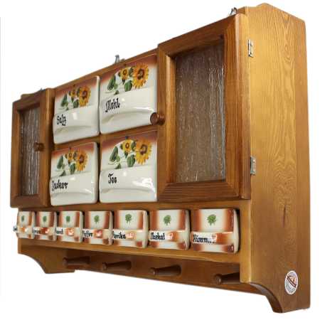 gewuerzregal groß sonnenblumen