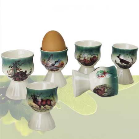 eierbecher wildmotiv