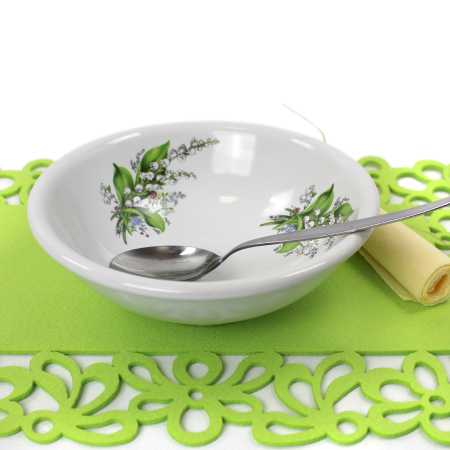 Suppenteller 18,5 cm Maiglöckchen Motiv