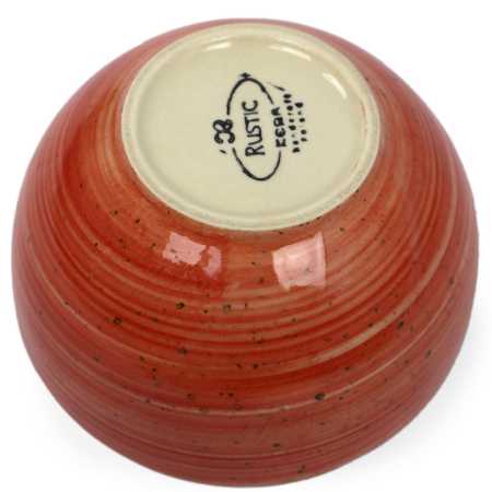 tiefer müslischale 0,5l in rustic rot