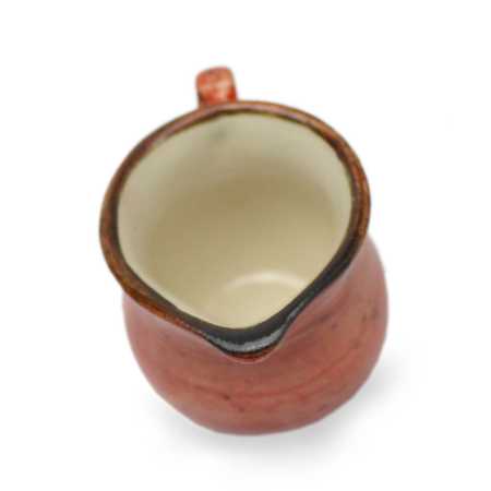 klein milchkännchen 0,05 l rustic rot