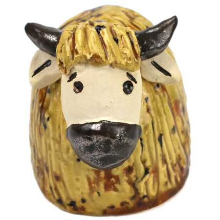 Keramik Figur Kuh