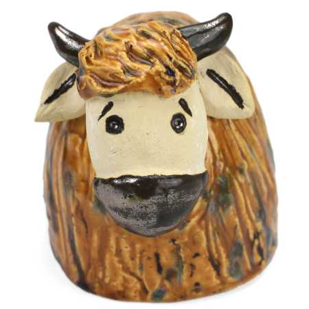 Keramik Figur Kuh