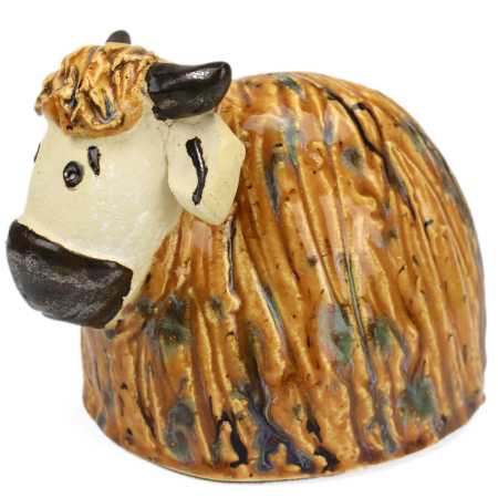 Keramik Figur Kuh