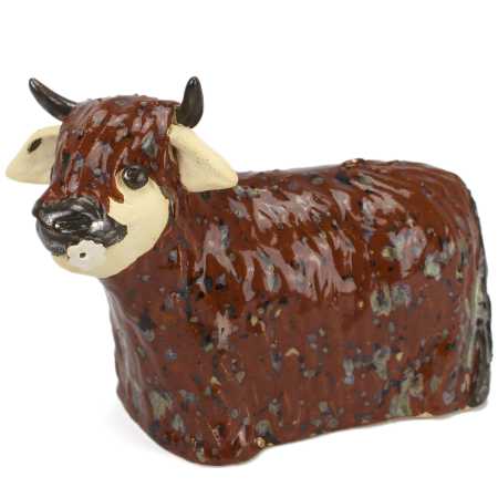 Keramik Figur Kuh