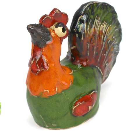 Keramik Figur Hahn