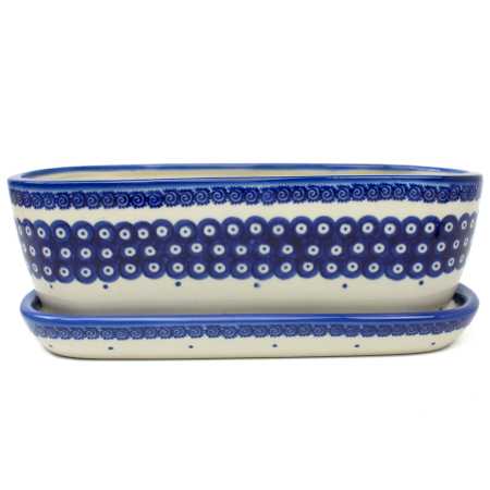 Kleine Bonsai-Schale 27 cm mit Untersetzer