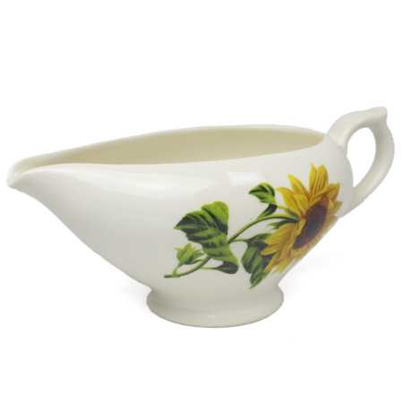 Sauciere mit Sonnenblumen