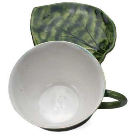 Tasse 0,35 l + Untertasse - Wiesenmotiv 3D