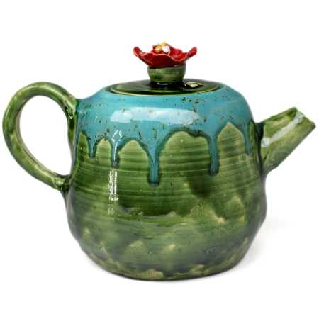 Teekanne 0,85 l  - Wiesenmotiv 3D