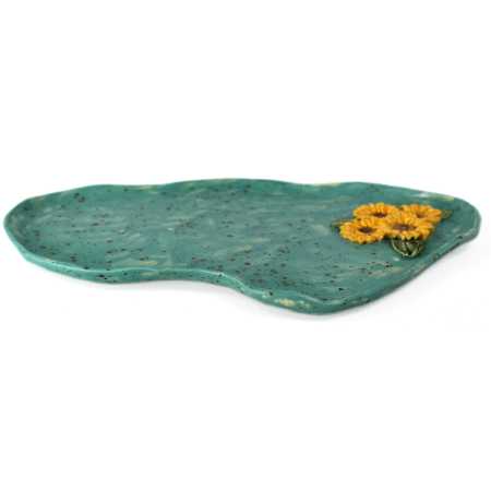Platte 33 cm - Sonnenblumen 3D