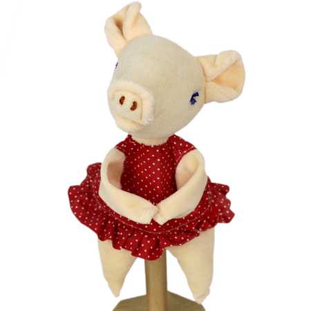 Schweinchen Mädchen im Kleid