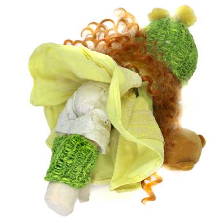 Mädchen mit Teddybär