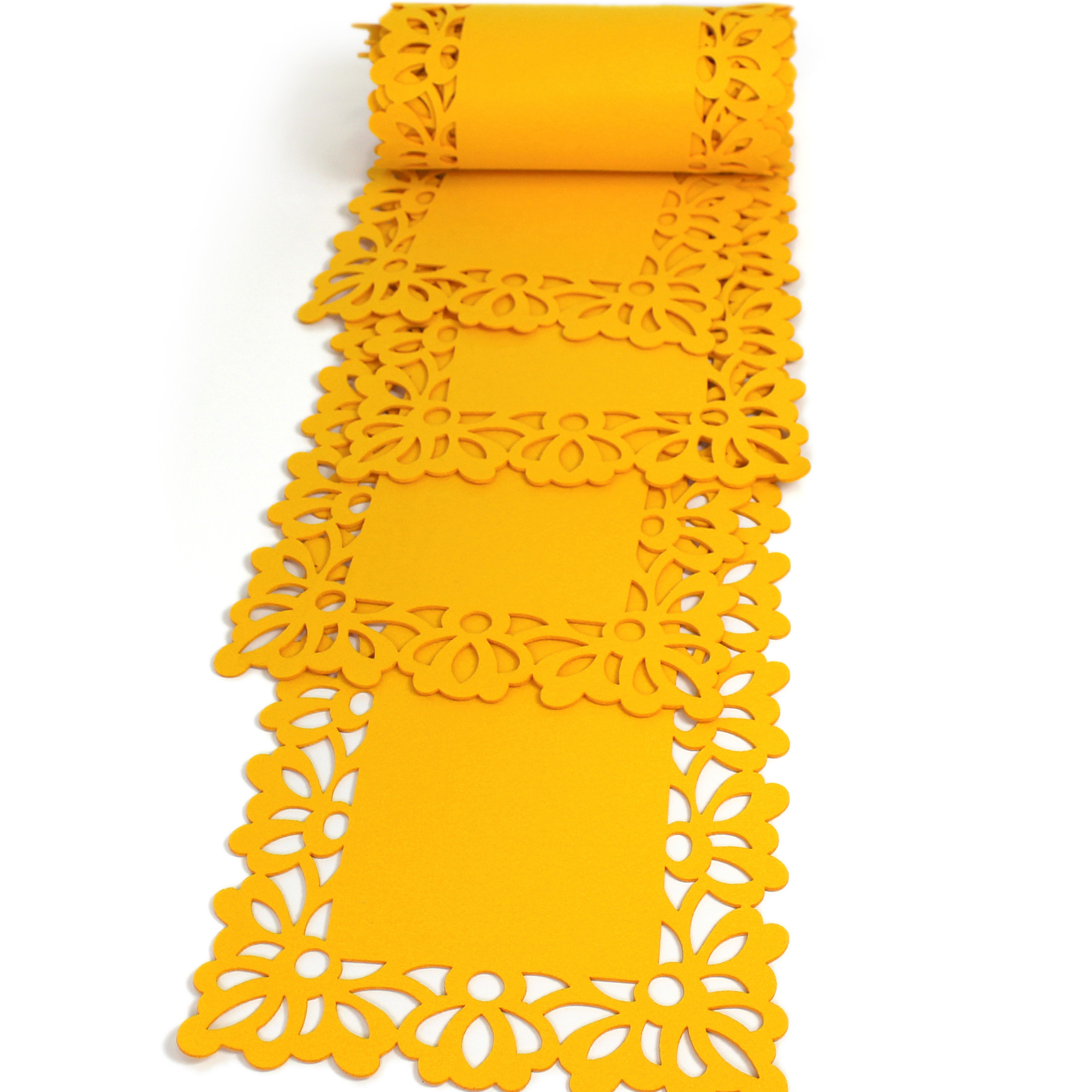 jarmarkt Gelb breite Tischläufer Filz cm aus 30 in by | Handmade