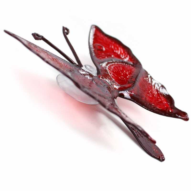 Schmetterling in Rot