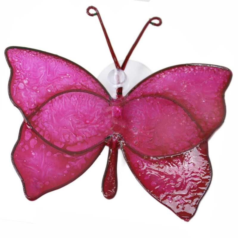 Schmetterling in Rosa