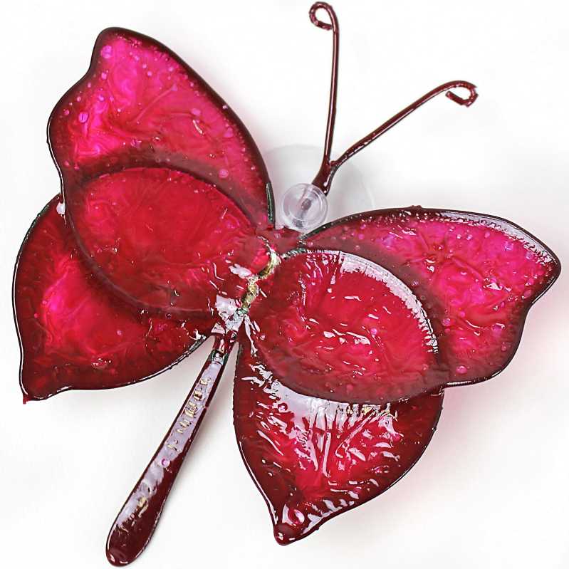 Schmetterling in Rosa