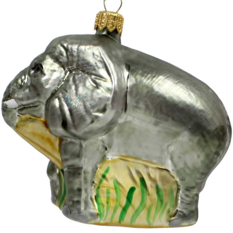 Glasfigur Elefanten Familie