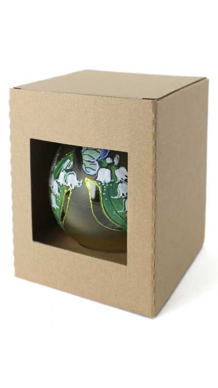 teelichtkugel verpackt als geschenk