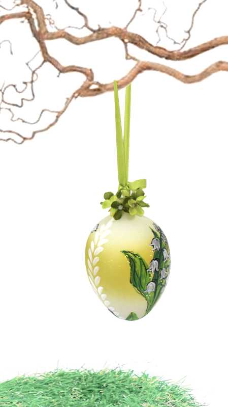 osterei aus glas