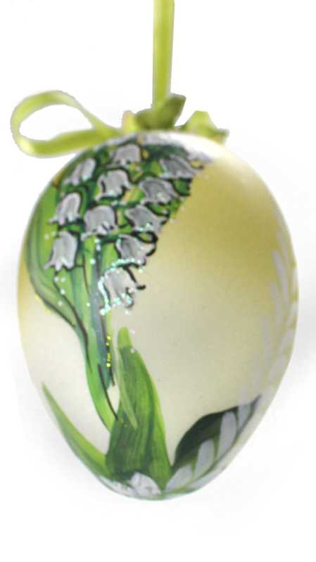 osterei aus glas