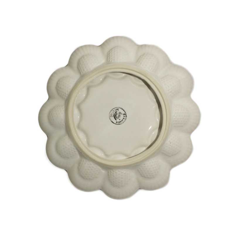 eierteller 23 cm verziert mit Maiglöckchen motiv