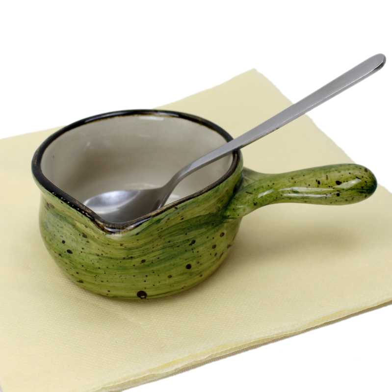 kleine sauciere für 100 ml soße in grünvon 7,8 cm in grün