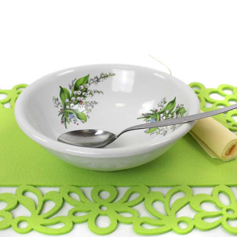 Suppenteller 18,5 cm Maiglöckchen Motiv