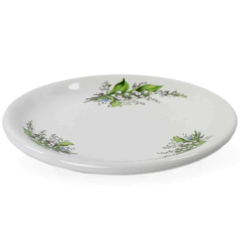 Teller 19 cm Maiglöckchen Motiv