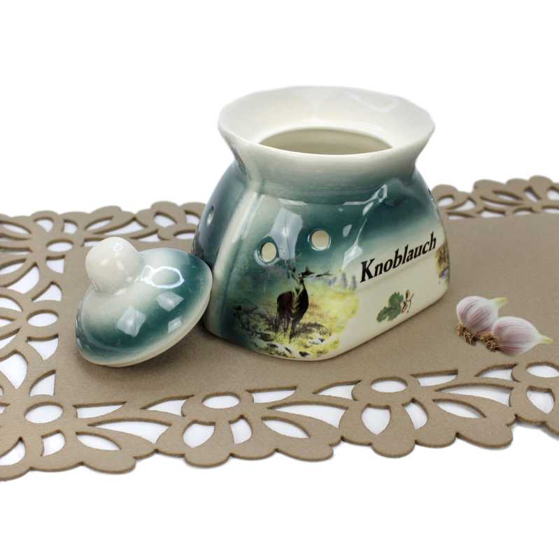 Knoblauch Sack 1 l - Wildmotiv Grün