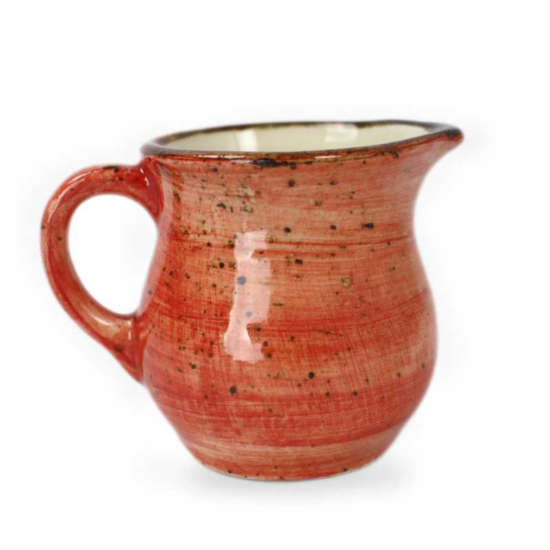 klein milchkännchen 0,05 l rustic rot